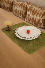 Afbeelding in Gallery-weergave laden, Placemat palmthree green
