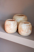 Afbeelding in Gallery-weergave laden, Waxinelichthouder Alabaster white/beige | Size S, M, L
